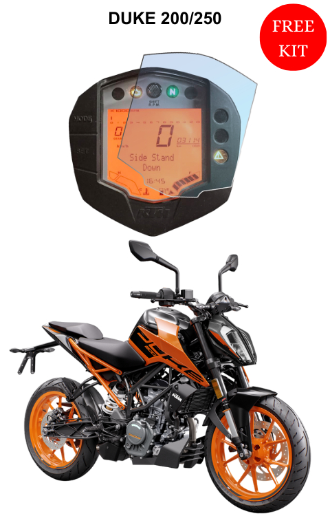 Screen Protector Compatible with Duke 200 | Screen Guard Duke 250
